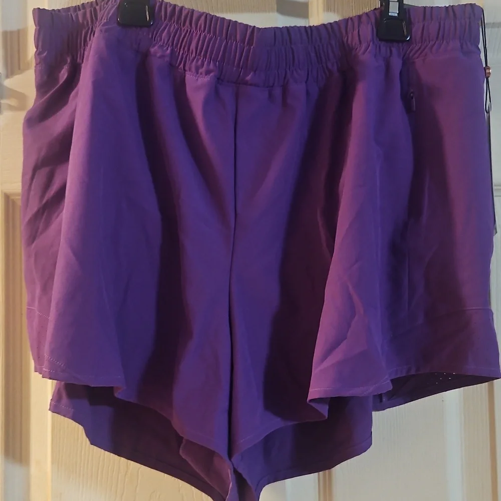 CALIA Women's Mid Rise Infinity Run Short: PURPLE PUNCH: NEW WITH TAGS: SIZE XL